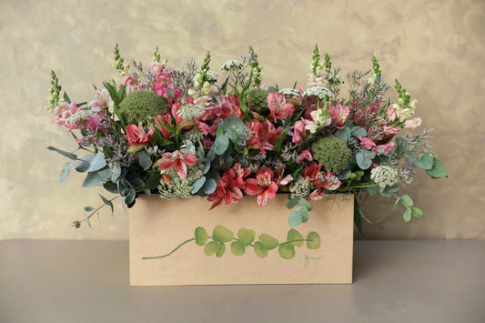 Trinidad - arreglo floral en caja