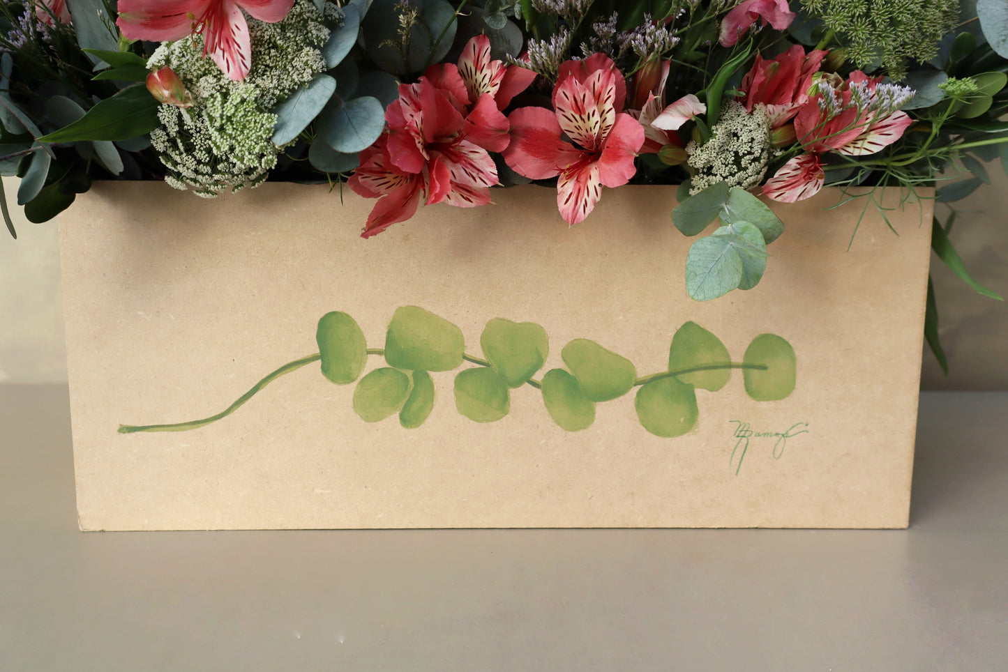 Trinidad - arreglo floral en caja
